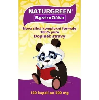 Přírodní produkt Naturgreen BystroOčko 120 kapslí