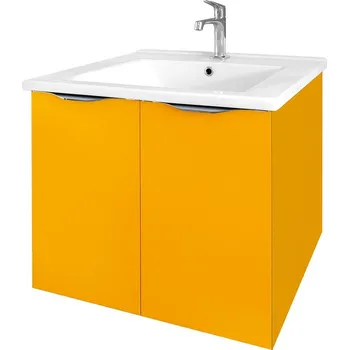 Koupelnový nábytek Boji - spodní skříňka pod umyvadlo 75 cm, dvířka, závěsná BO75Dxy