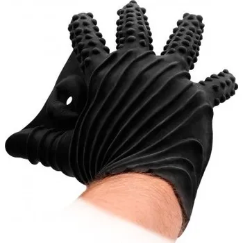 Dildo Shots Fist-It Silicone Glove, silikonová rukavice pro masturbaci a stimulaci análu