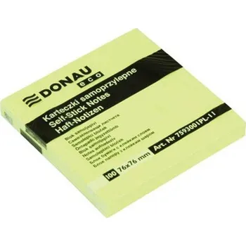 Aktovka na dokumenty Samolepicí bloček 76x76 žlutý ECO