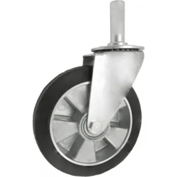 Příslušenství k zahradní technice Pryžové kolo 160 mm otočná vidlice s čepem