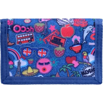 Peněženka Dívčí textilní peněženka na suchý zip 40243-9900 A modrá, BestWay - Fabrizio