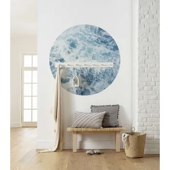 Fototapeta Kulatá samolepicí fototapeta Ranní moře D1-040 / kruhová vliesová foto tapeta Ocean Twist (ø 125 cm) kulaté fototapety Komar Dots
