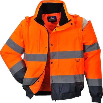 pracovní bunda Portwest Bunda HAXEY WINTER 2v1, různé barvy Velikost XXXL oranžová/navy