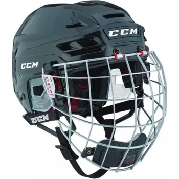 CCM Hokejová Helma CCM COMBO R300 Senior Červená