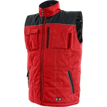 Pracovní oblečení CXS Vesta SEATTLE, různé barvy Velikost L červená/černá