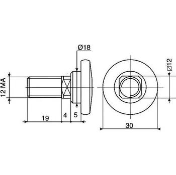 šroub nože vhodné pro VICON, orig. č. B1374593