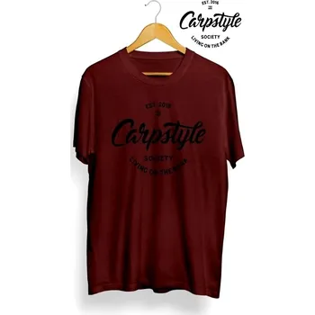 Rybářské oblečení Tričko Carpstyle T-Shirt 2018 Burgundy velikost: L