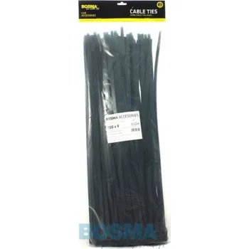 Stahovací páska Stahovací páska 450*9 sada 100ks černá BOSMA 8504