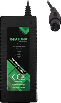 Příslušenství pro elektrokoloběžku PATONA PT2574 nabíječka pro elektrické koloběžky a Hoverboardy