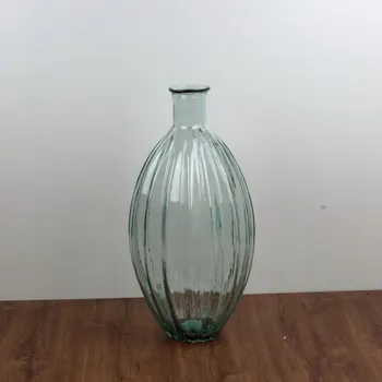 Váza Vysoká skleněná váza ARES 58cm