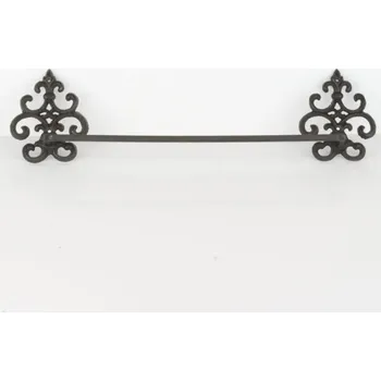 Věšák Nástěnný věšák na ručníky ozdobný 56cm