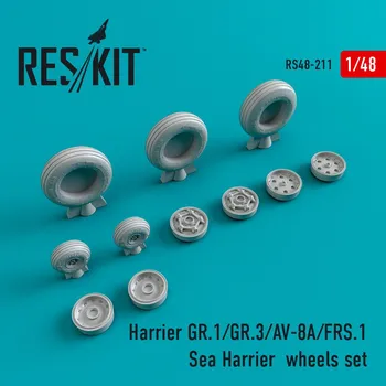 Plastikový model Reskit 1/48 Harrier GR.1/GR.3/AV-8A/FRS.1 wheels (HAS/ED)
