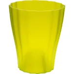 Plastia Obal na květináč Ola 13 cm - zelená průsvitná