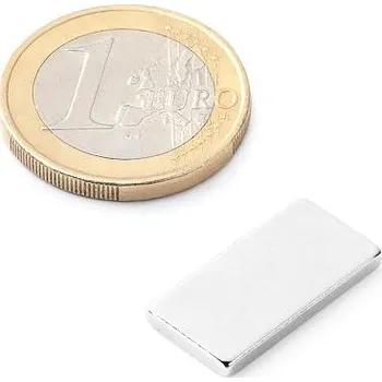 Dekorativní magnet Neodymový magnet kvádr 20&nbsp;×&nbsp;10&nbsp;×&nbsp;2&nbsp;mm, síla 2&nbsp;kg