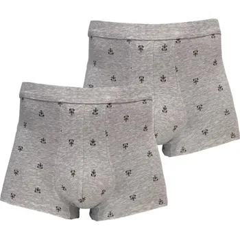Boxerky PeSaiL Pánské boxerky MST-E510 ( 2 ks v balení ) Barva: Šedá, Velikost: XXL
