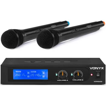 Vonyx WM55 - Wireless Microphone Plug-and-Play UHF