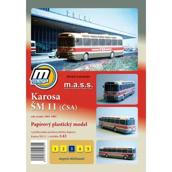 Papírový model Recenze Karosa ŠM 11 ČSA 1:43 - Nakladatelství MegaGraphic