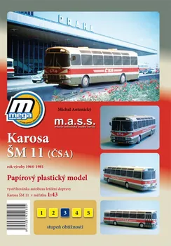 Papírový model Karosa ŠM 11 ČSA 1:43 - Nakladatelství MegaGraphic