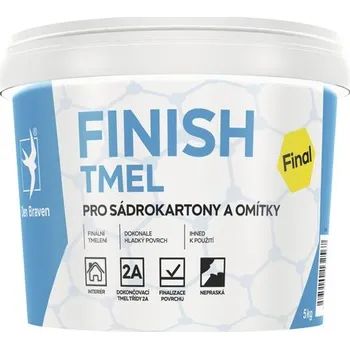 Tmel Tmel na sádrokarton DEN BRAVEN Finish, 14 kg + brusná mřížka