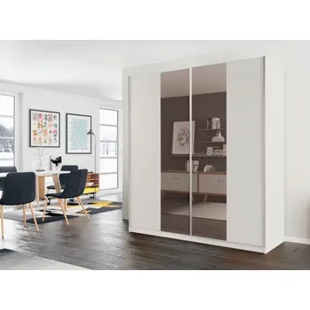 Šatní skříň Casarredo Šatní skříň WATERLOO 200 bílá/bílá