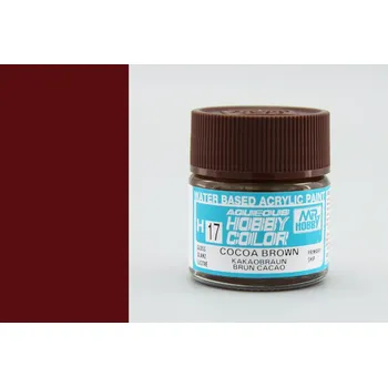 Modelářská barva Barva Hobby Color akrylová č. 017 – Cocoa Brown (10 ml)