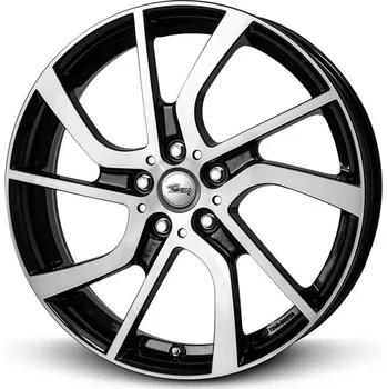 Alu kolo Alu disk Brock eB1 5x19, 5x112, 66.55, ET28 Schwarz Glanz Voll-Poliert (SGVP)