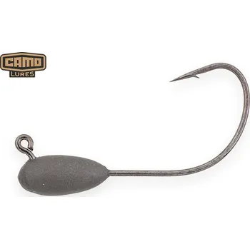 Rybářský háček CAMO-TACKLE Jigová hlavička Camo Tungsten Tube Jig 4/0 3,5g (4ks)
