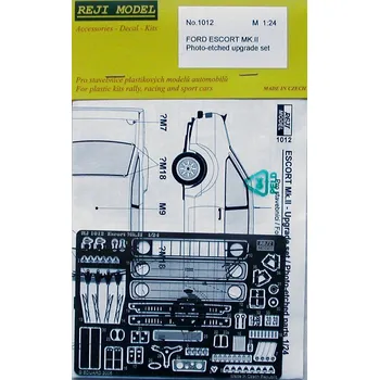 Plastikový model Reji model 1/24 Ford Escort MK.II Photo-etched upgrade set