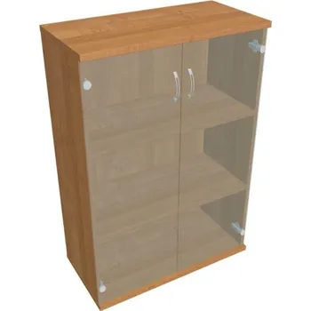 Kancelářský vozík HOBIS skříň policová dvéřová - S 3 80 08, olše + doprava zdarma