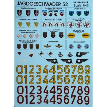 Plastikový model Print Scale 1/48 Jagdgeschwader 52