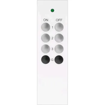 Dálkový ovladač Extol Light 3+1 43820 ovladač na dálkově ovládané zásuvky a objímky