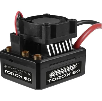 RC model letadla TEAM CORALLY Waterproof střídavý 60A regulátor - TOROX 60