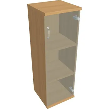 Kancelářský vozík HOBIS skříň policová dvéřová - S 3 40 03 P, buk + doprava zdarma