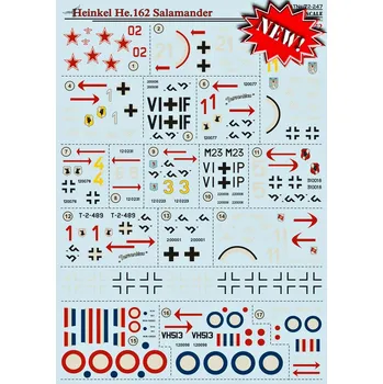 Plastikový model Print Scale 1/72 Heinkel He.162 Salamander (wet decals)