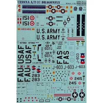 Plastikový model Print Scale 1/72 Cessna A/T-37 Dragonfly (wet decals)