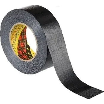 Lepicí páska 3M 2904 Silná univerzální textilní páska, černá, 48 mm x 50 m