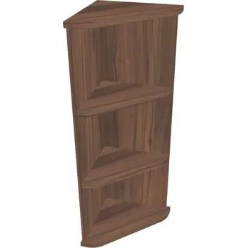 Kancelářský vozík HOBIS skříň vnější roh - SR 3, ořech + doprava zdarma