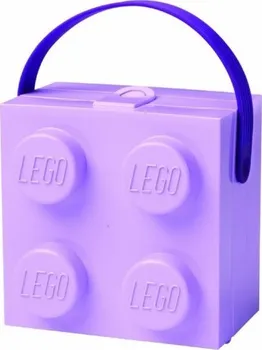 Svačinový box LEGO Box s rukojetí 16,6 x 16,5 x 11,7 cm