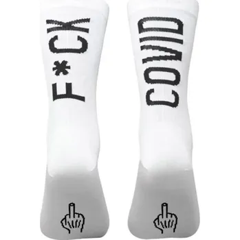 Pánské oblečení NORTHWAVE Dlouhé ponožky Northwave Fuck Covid Sock - S