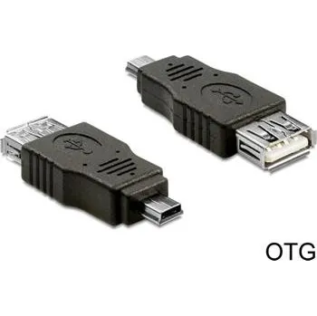 Redukce Delock adaptér USB mini samec > USB 2.0-A samice OTG