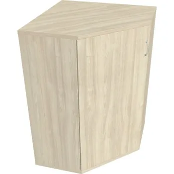 Kancelářský vozík HOBIS skříň vnitřní roh levá - SRV 3 01 L, akát + doprava zdarma