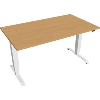 Kancelářský vozík HOBIS výškově stavitelný stůl MOTION MS 3 1400, stand.ovládání, buk + doprava zdarma