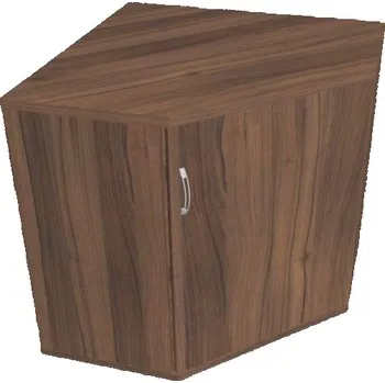 Kancelářský vozík HOBIS skříň vnitřní roh pravá - SRV 2 01 P, ořech + doprava zdarma