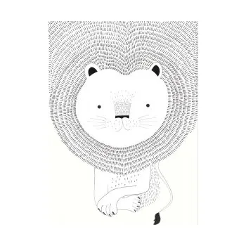 Fototapeta Rasch Dětská fototapeta Bambino XVIII Lev bílá