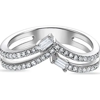 Prsten Prsten SILVERINO se zirkony 7801-50