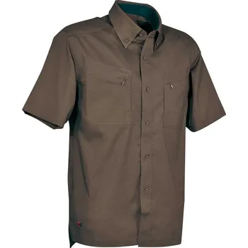 pracovní tričko Pracovní polokošile COFRA HAWAII Barva: Hnědá zemitá, Velikost: 3XL