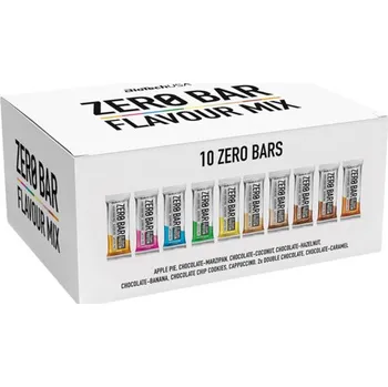BioTech USA Zero Bar MIX BOX 10 x 50 g, mix příchutí