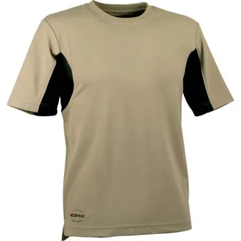 pracovní tričko Pracovní tričko COFRA CARIBBEAN Barva: Khaki, Velikost: 2XL