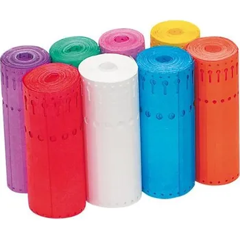 Samolepící etiketa Štítky Tyvek bez čísla, nachové, 1000 ks (role)